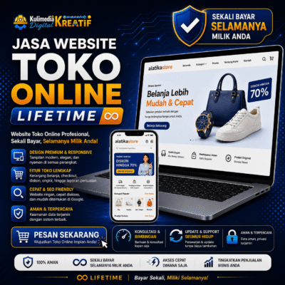 Website Toko Online Lifetime