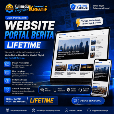 Website Portal Berita Lifetime