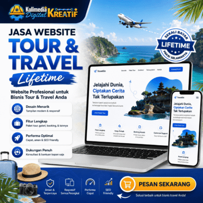 Website Tour & Travel Lifetime