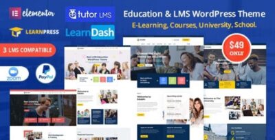Edubin v9.4.10 – Education WordPress Theme