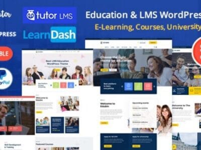 Edubin v9.4.10 – Education WordPress Theme